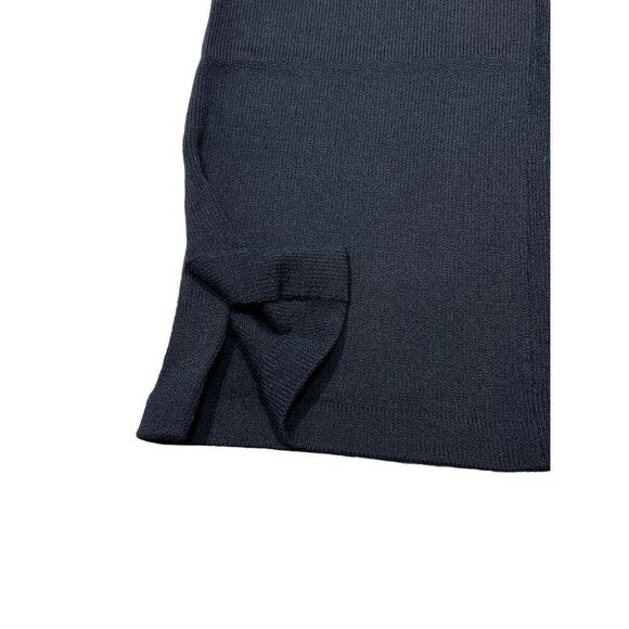 St. John Evening Womens Knit Pull On High Waisted Wide Leg Pants Black Size 10 - Picture 6 of 9